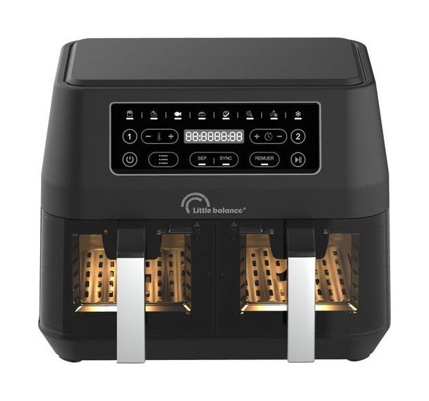 Friteuse 2460W - Capacité 2x4,5L