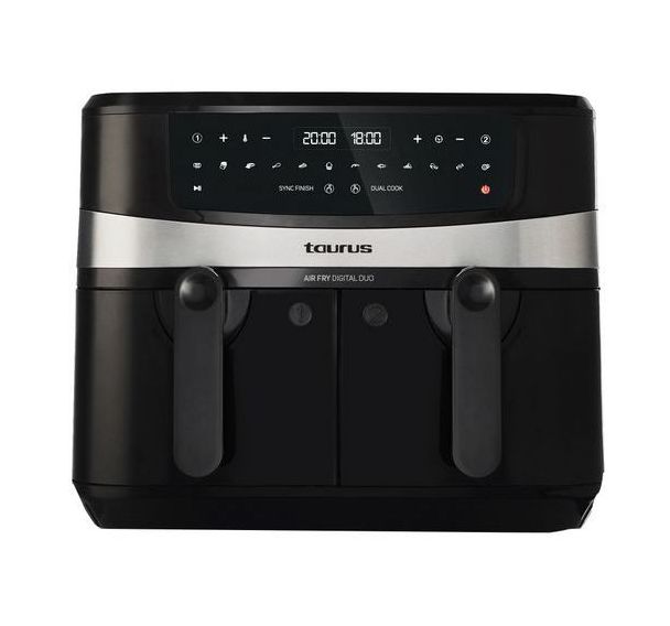 Friteuse Air Fry Digital Duo sans huile 2 paniers