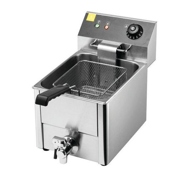 Friteuse électrique à cuve amovible avec robinet - Matfer