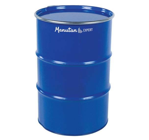 Fût 217L rénové à ouverture totale - Intérieur brut ou vernis - Manutan