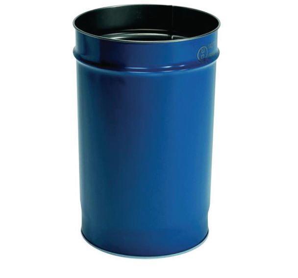 Fût 60L acier à ouverture totale et vernis intérieur