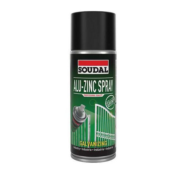 Galvanisation brillante à froid Alu Zinc 400 ml - Soudal