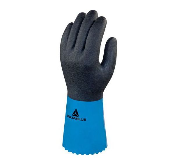 Gant PVC / Nitrile sur support Polyamide CHEMSAFE PLUS VV836