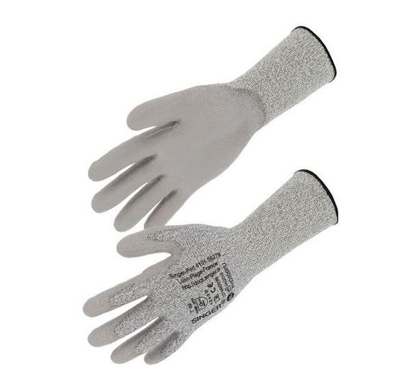 Gant anti-coupure niveau D avec poignet long PHD305PU - Singer Safety - Lot de 10