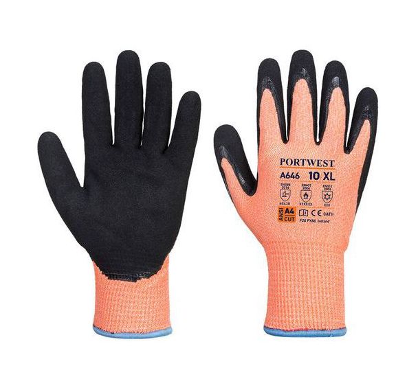 Gant anti-coupure niveau D et froid nitrile A646 - Portwest