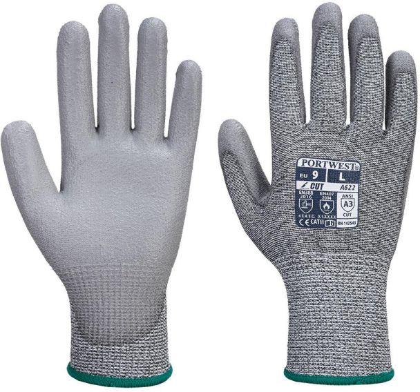 Gant anticoupure niveau C enduction paume PU A622 - Portwest