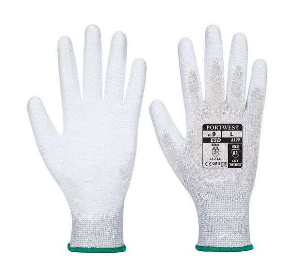 Gant de manutention ESD paume enduit PU A199 - Portwest