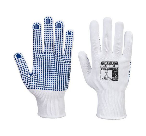 Gant de manutention Polka avec picots PVC A110 - Portwest
