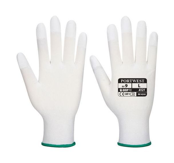 Gant de manutention enduction PU bout de doigt A121 - Portwest