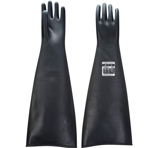 Gant de protection chimique manchette 60cm A803 - Portwest
