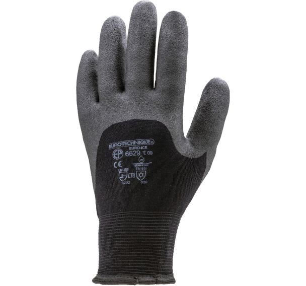 Gants EUROICE 2 - Polyamide enduit 3/4 PVC HPT noir - Coverguard