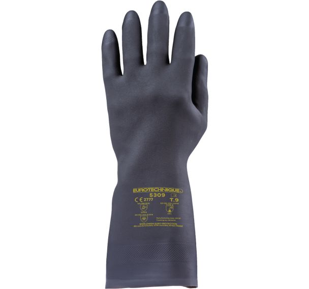 Gants Eurochem 5310 néoprène noir flocké - Coverguard
