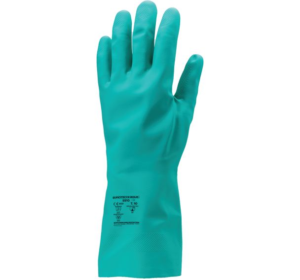 Gants Eurochem 5510 nitrile vert 0,38 mm standard - Coverguard