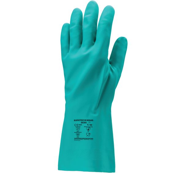 Gants Eurochem 5530 nitrile vert 0,46 mm - Coverguard