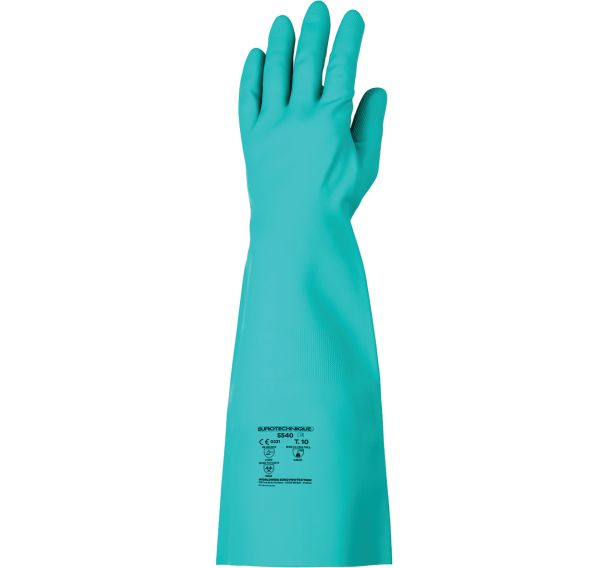 Gants Eurochem 5540 nitrile vert 0,56 mm - Coverguard