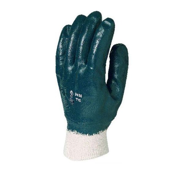 Gants Eurostrong 9450 coton enduit main nitrile standard - Coverguard