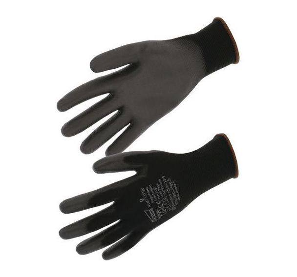 Gants PU support polyester sans couture jauge 13 t 6 - Singer - Lot de 10