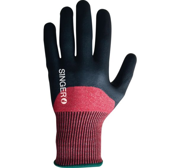 Gants à dos aéré en nitrile mousse tricoté - Singer