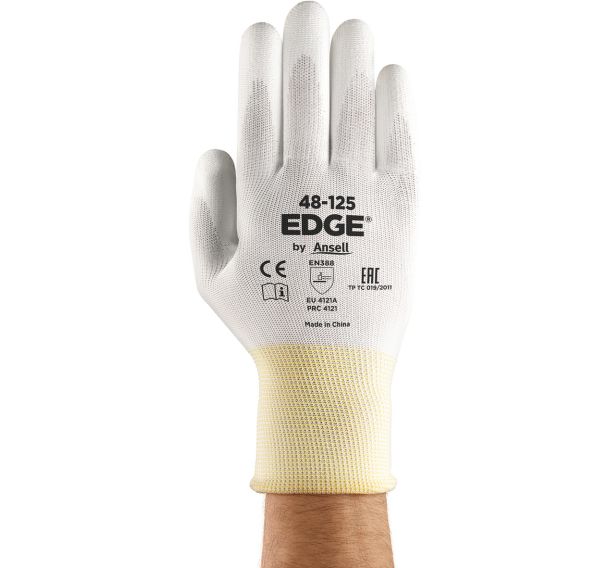 Gants à enduction PU Edge 48-125 - Blanc - Ansell