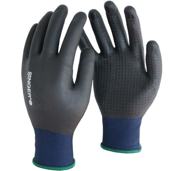 Gants enduit à enduction nitrile mousse avec picots - Singer Safety