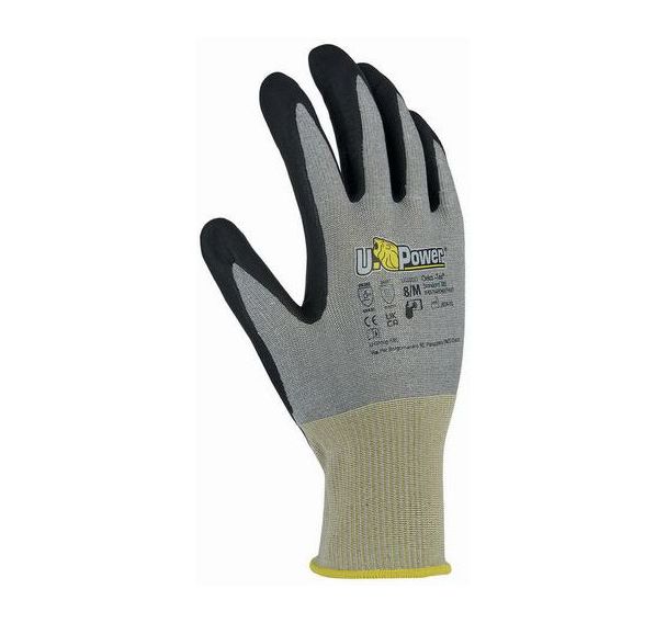 Gants anticoupure niveau C tactile enduction nitrile RUMBA - U-Power