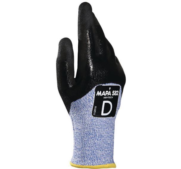 Gants anticoupures niveau D milieux huileux KryTech 582