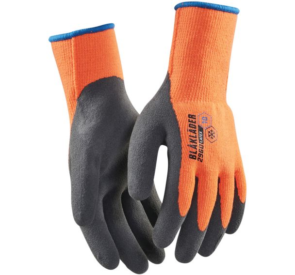 Gants artisan doublés en latex trempé jauge 10 - Orange - Blåkläder