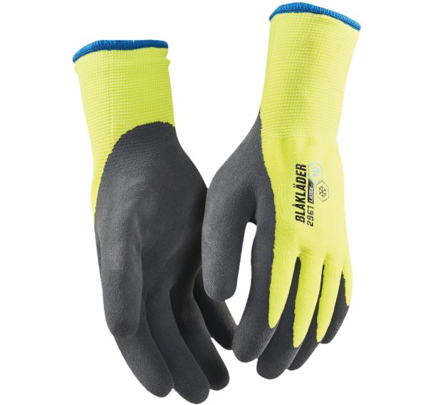 Gants artisan doublés en latex trempé jauge 10/13 - Jaune - Blåkläder