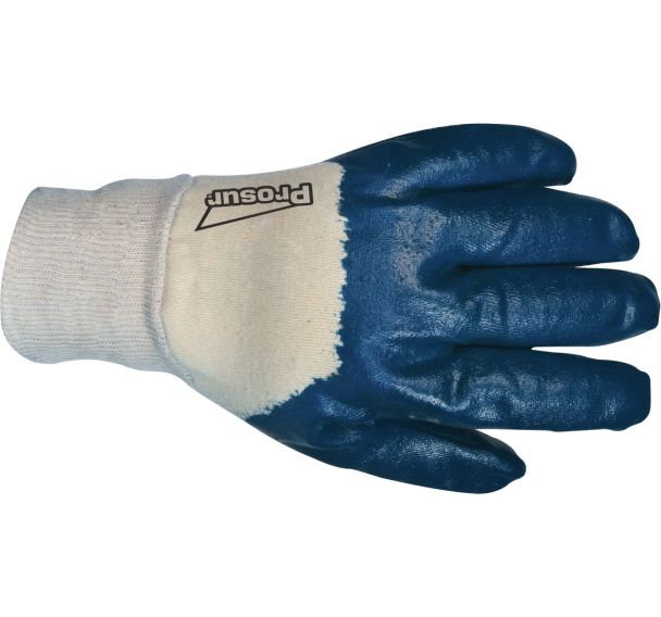 Gants coton nitrile enduction lourde poignet tricot - Singer