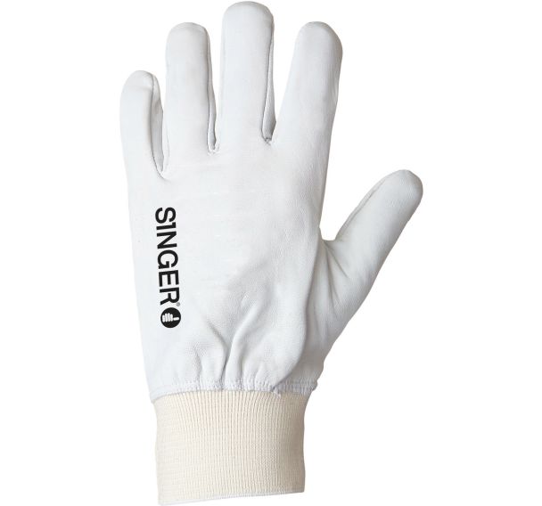 Gants cuir fleur de chèvre à protège artères - Singer
