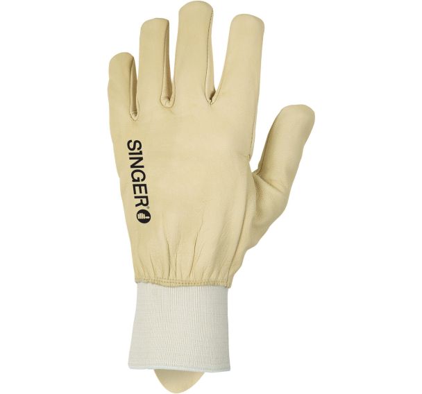 Gants cuir fleur de chèvre hydrofuge protège-artère - Singer