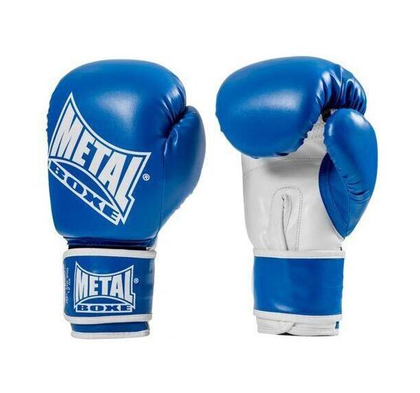 Gants d'entrainement Métal Boxe Bleu