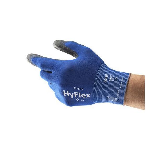Gants de manutention légers ergonomiques HyFlex® 11-618 - Ansell