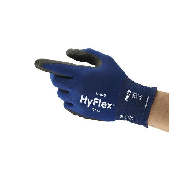 Gants de manutention revêtement nitrile HyFlex® 11-816 - Ansell