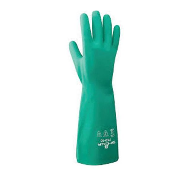 Gants de protection chimique 730 vert - Contact alimentaire _Showa