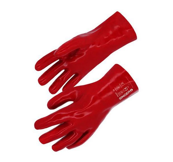 Gants de protection chimique PVC longueur 270mm PVC27 - Singer Safety