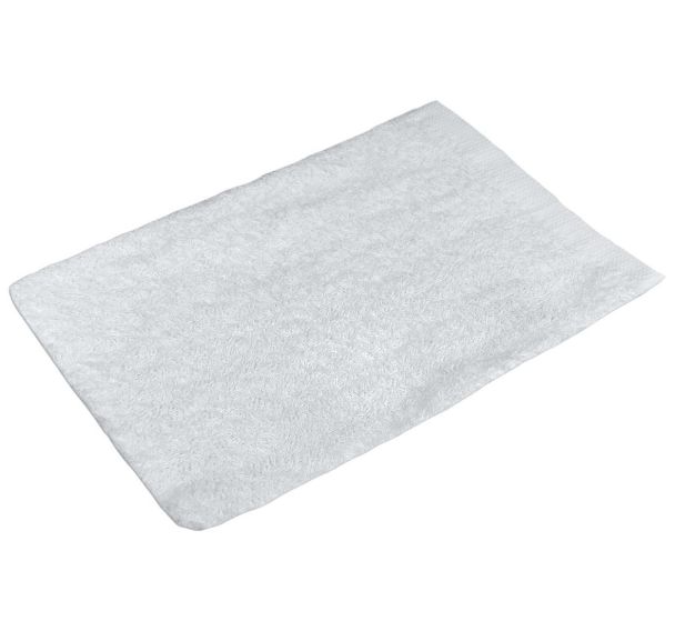 Gants de toilette éducatif enfant polycoton Blanc Centex