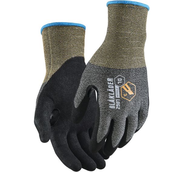 Gants de travail en nitrile trempé anti coupure niveau C - Blåkläder