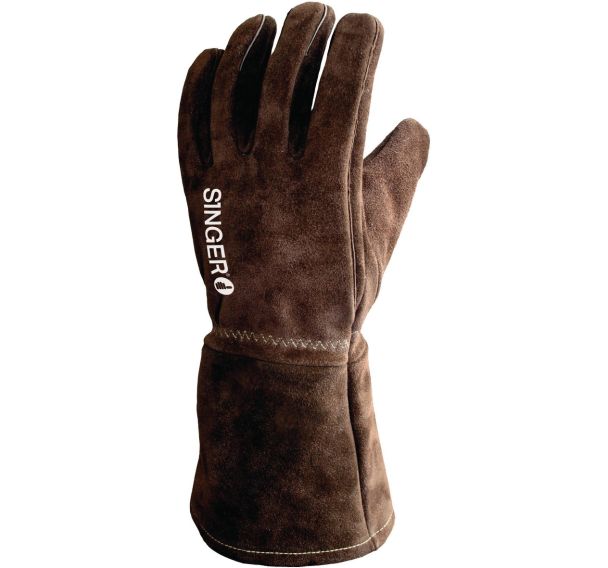Gants en cuir renforcé avec manchette de protection - Singer