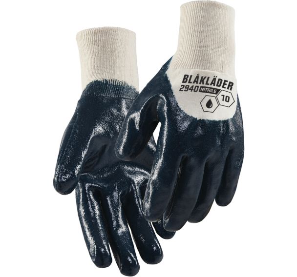 Gants en nitrile trempé - Turquoise - Blåkläder
