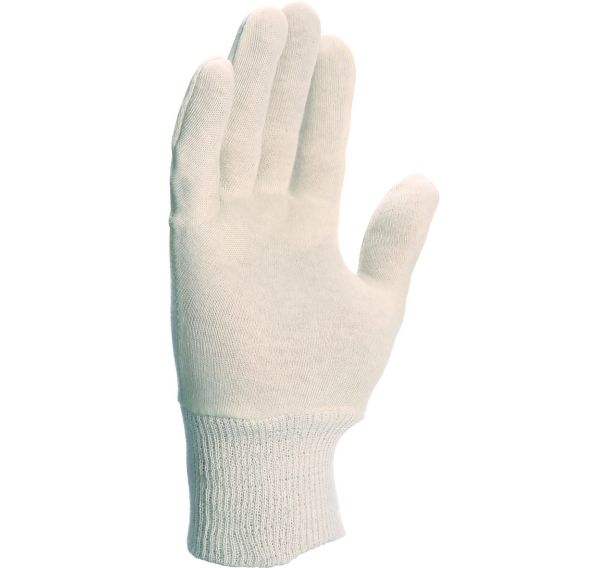 Gants en pur coton lourd interlock écru ambidextre - Singer