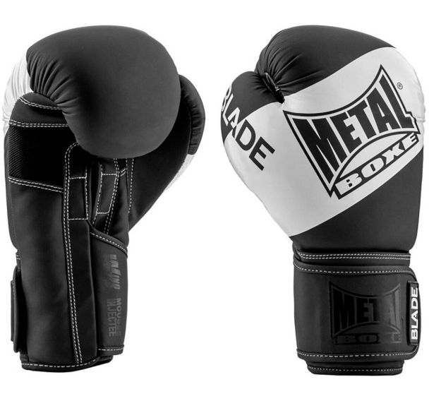 Gants entraînement - Metal Boxe - Blade Black And White
