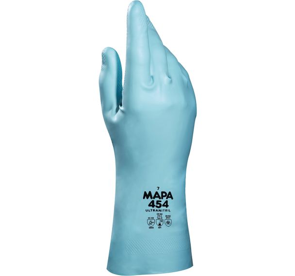 Gants étanches hypoallergéniques Ultranitril 454