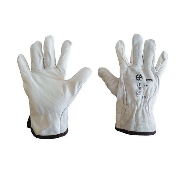Gants fleur et croûte de bovin T10