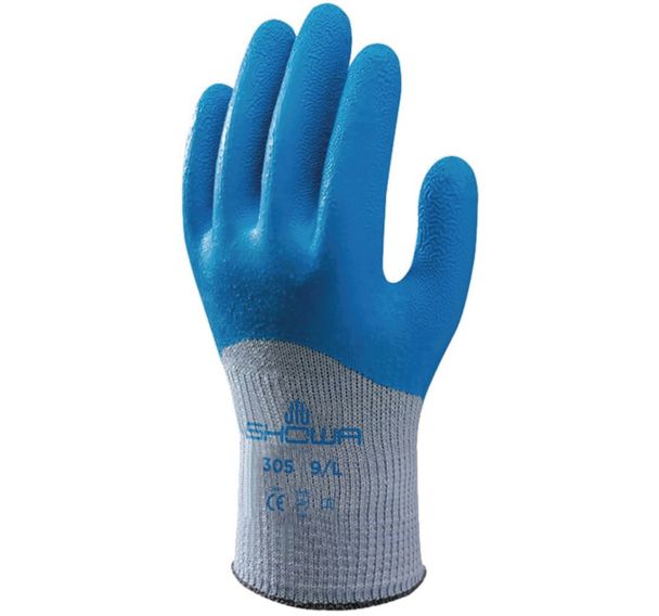 Gants grip polyvalents 305 - Enduit latex / Showa