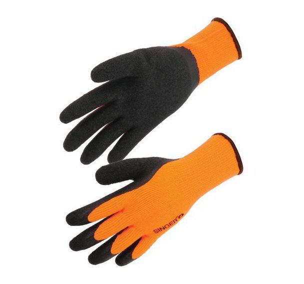 Gants latex crepe support acrylique dos aere - Singer Safety