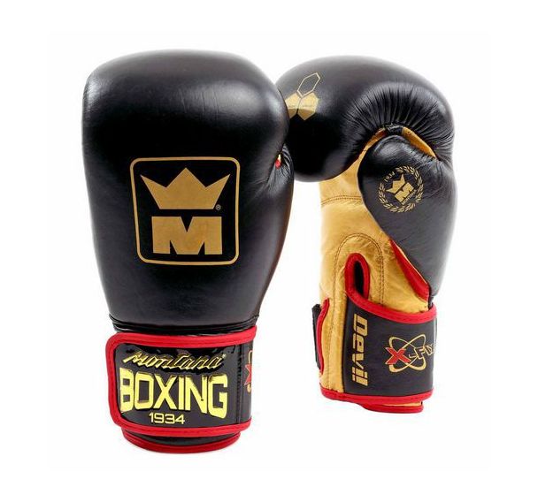 Gants de boxe Devil Noir/or - Montana