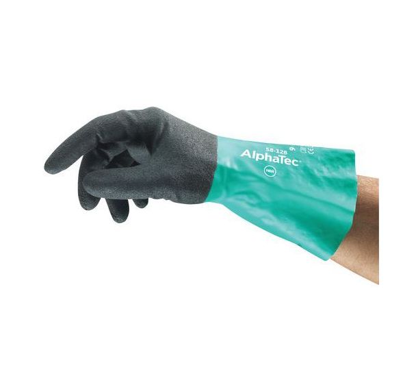 Gants nitrile ergonomique AlphaTec® 58-128 - Lot de 144 - Ansell