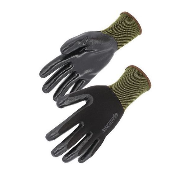 Gants nitrile polyamide tricoté une pièce - Singer Safety