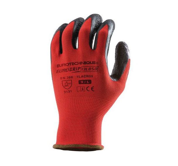 Gants nylon noir enduit latex